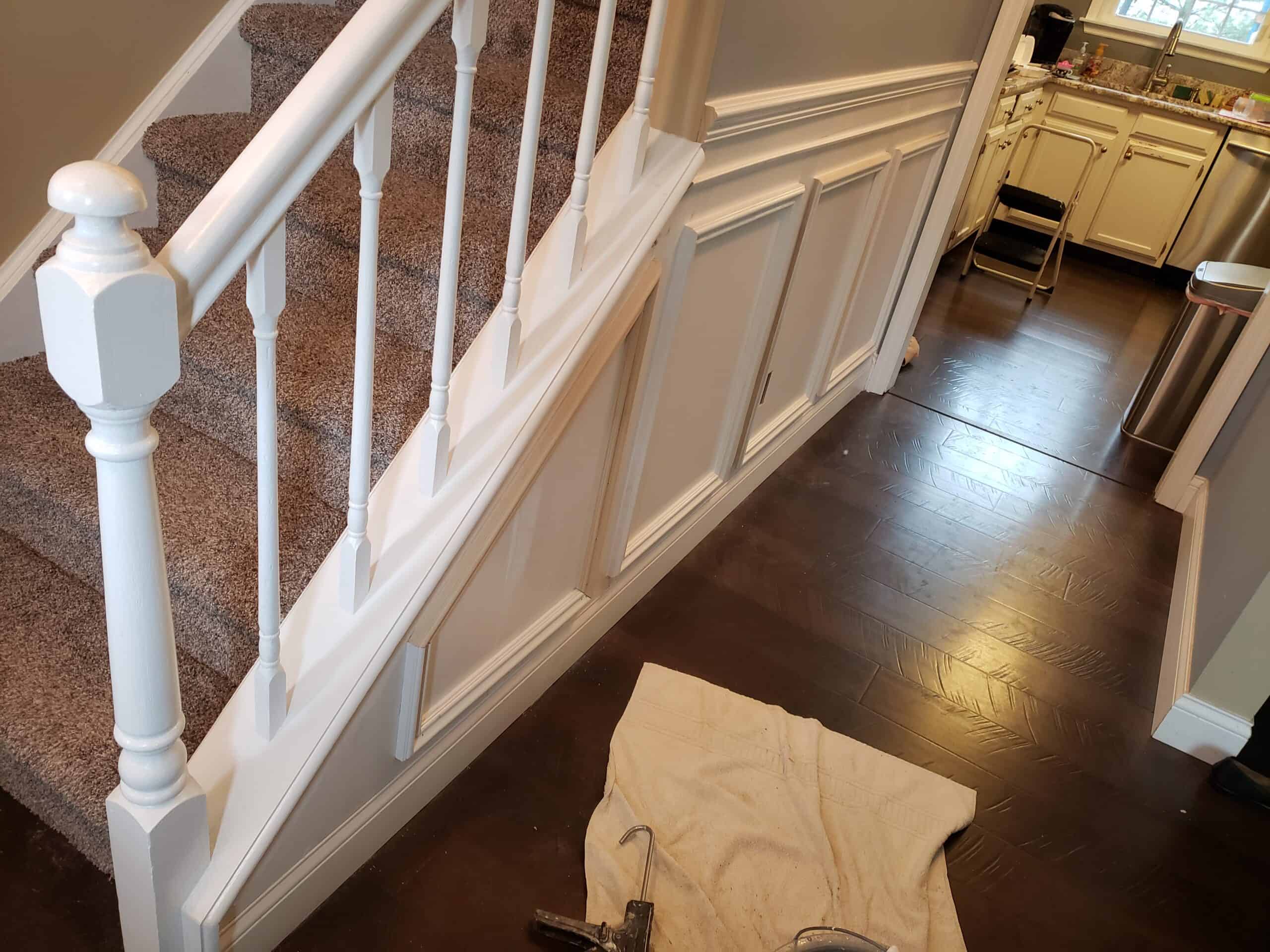 Wainscoting finish carpentry trim painting Gahanna Columbus PaintWerks