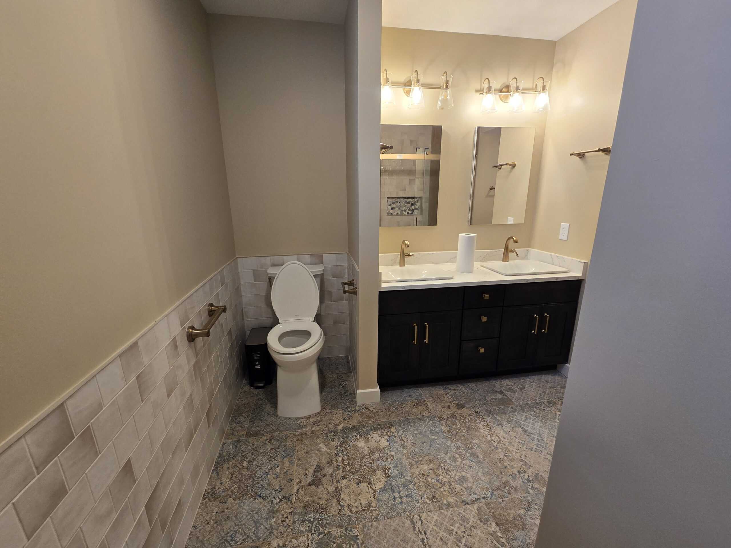 Bathroom remodel shower glass Columbus Ohio PaintWerks