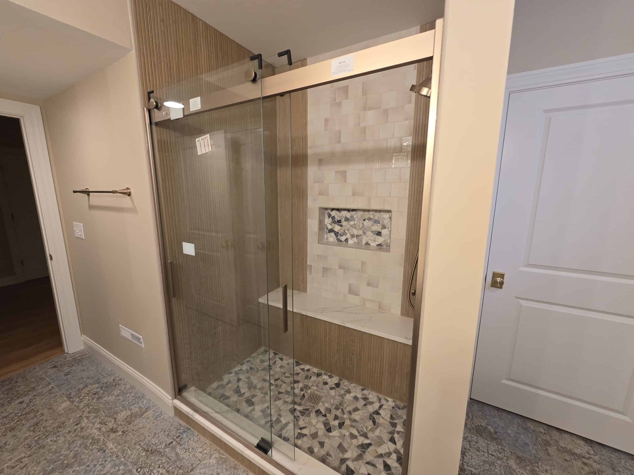 Bathroom remodel tile shower installation Columbus Ohio PaintWerks