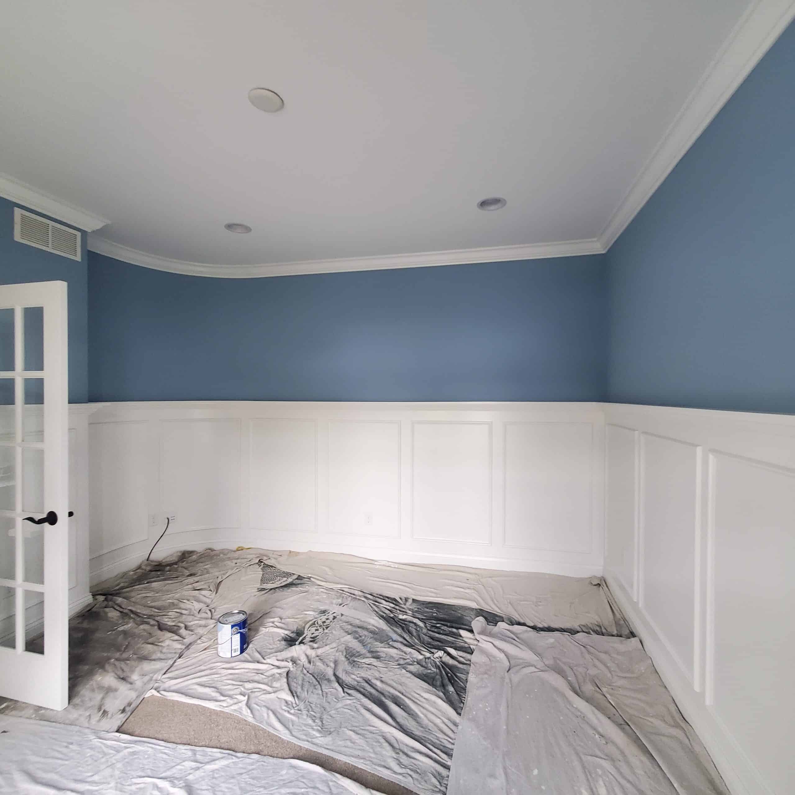 Wainscoting trim millwork installation Columbus Powell Ohio PaintWerks carpentry
