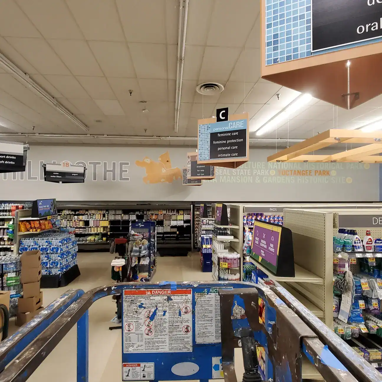Kroger commercial interior painting overnight Columbus Ohio