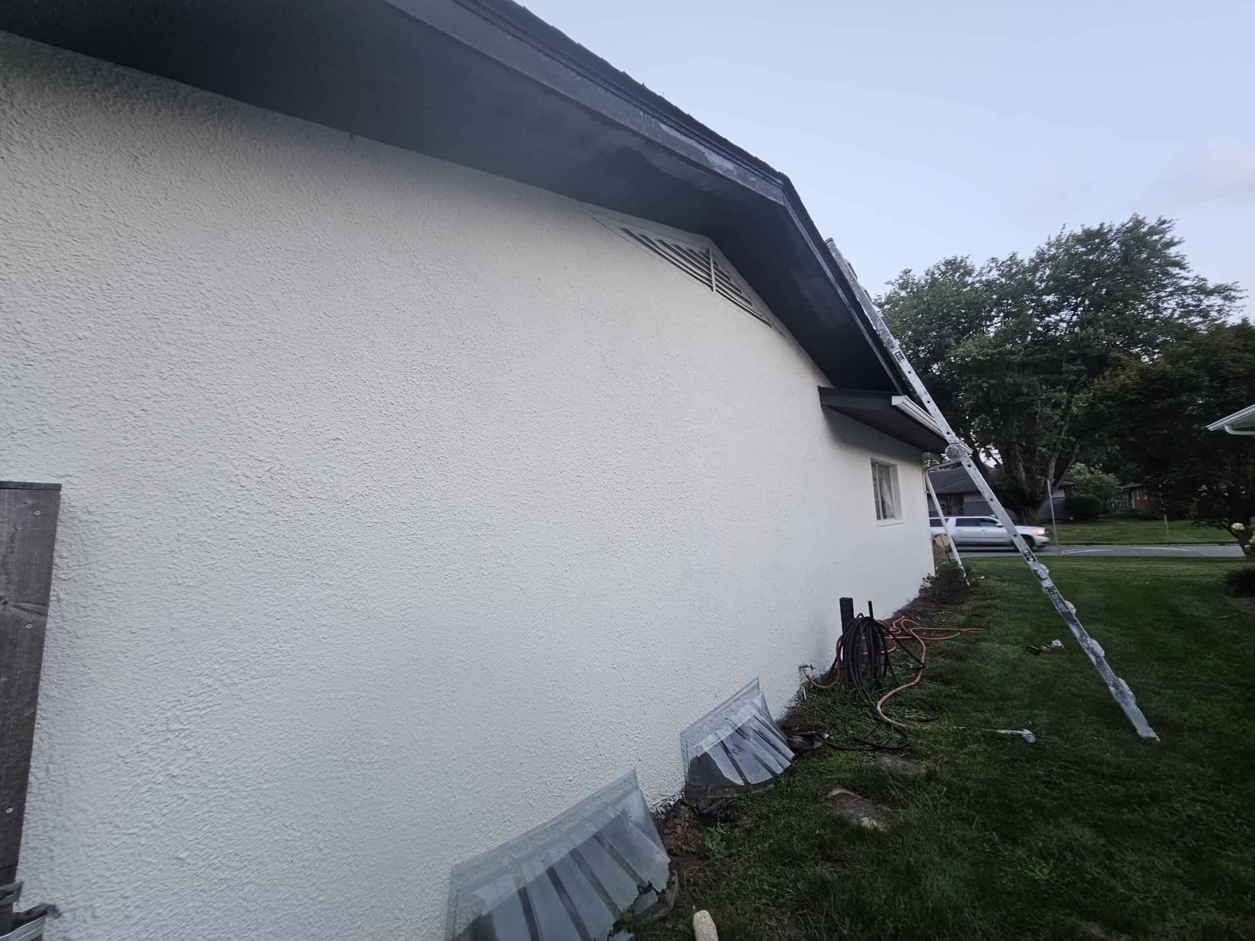 Exterior painting before detail Gahanna PaintWerks