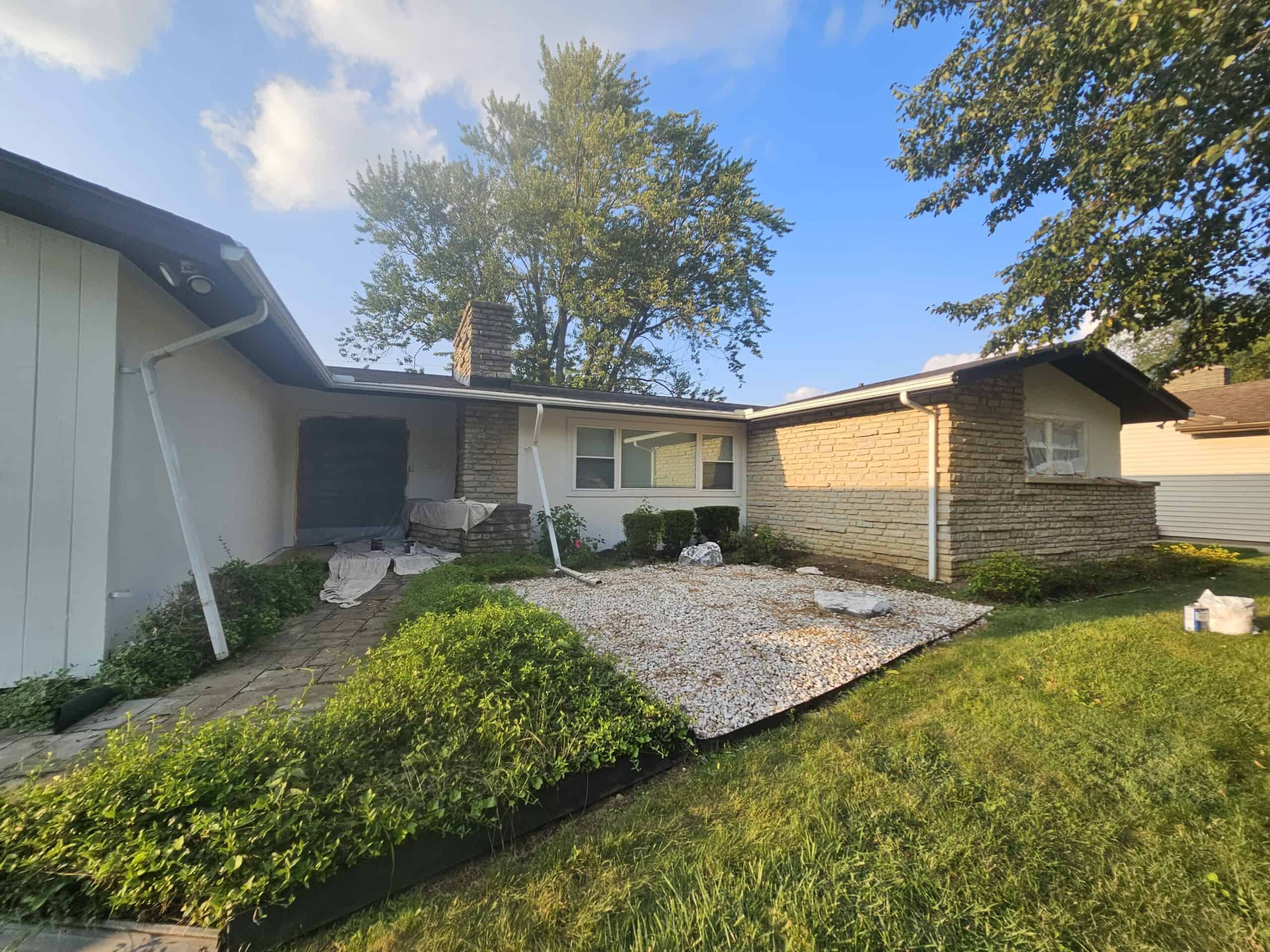 Exterior painting residential home Galena Ohio PaintWerks