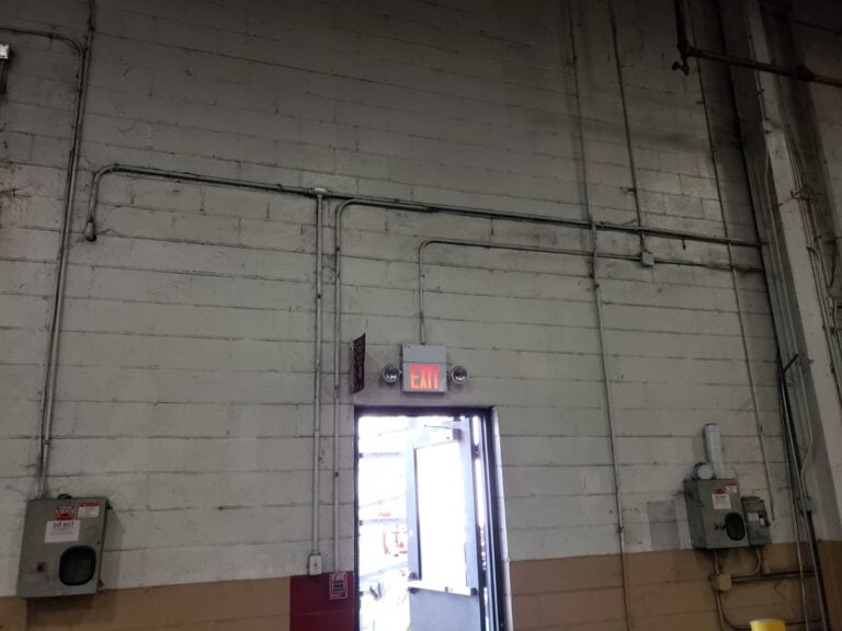 Commercial industrial painting contractor Columbus Ohio warehouse interior