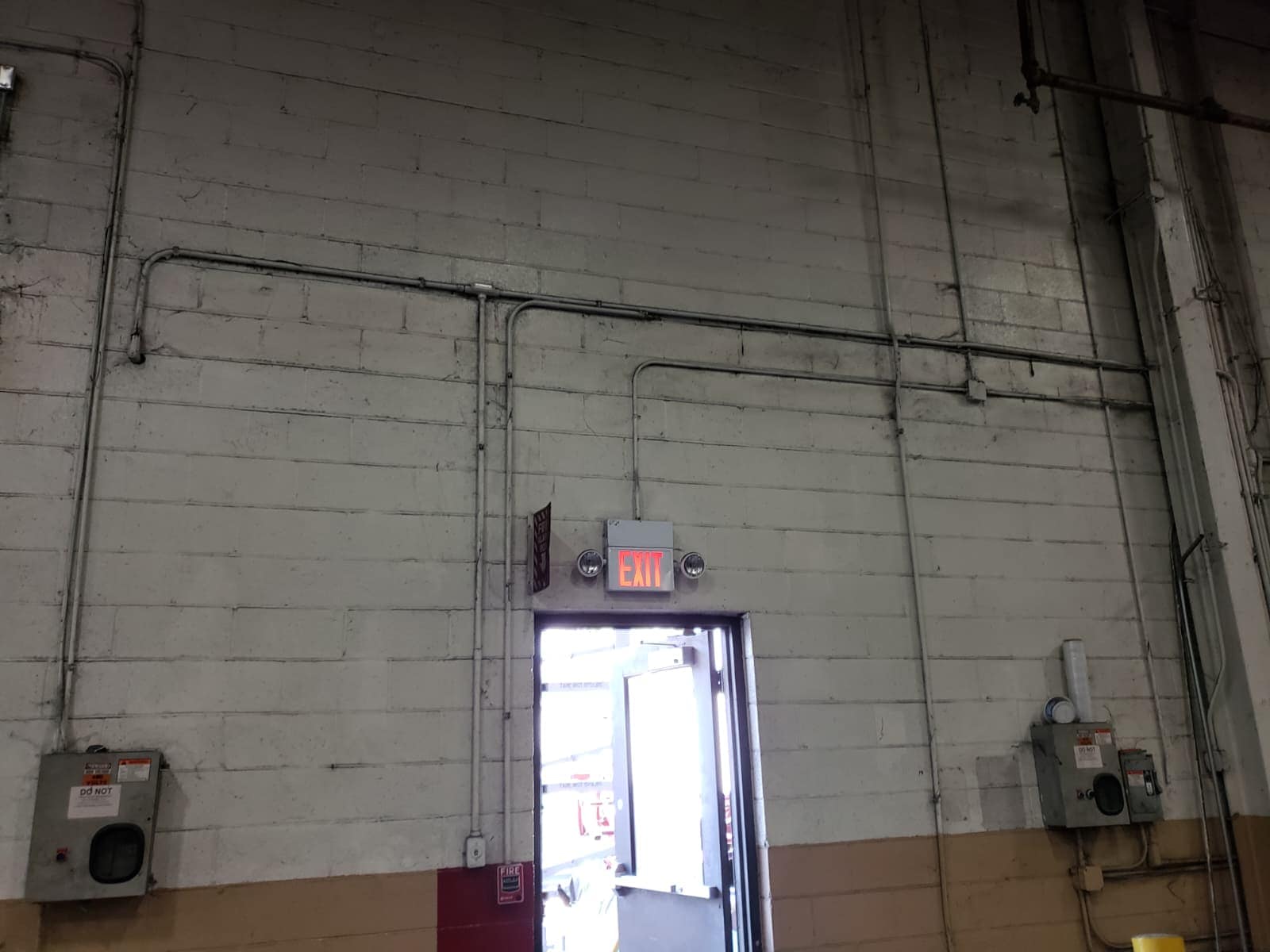 Commercial industrial painting contractor Columbus Ohio warehouse interior