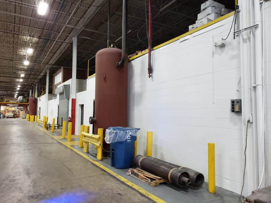 Industrial Interior Painting and general contracting – local manufacturering plant (Project 1) 