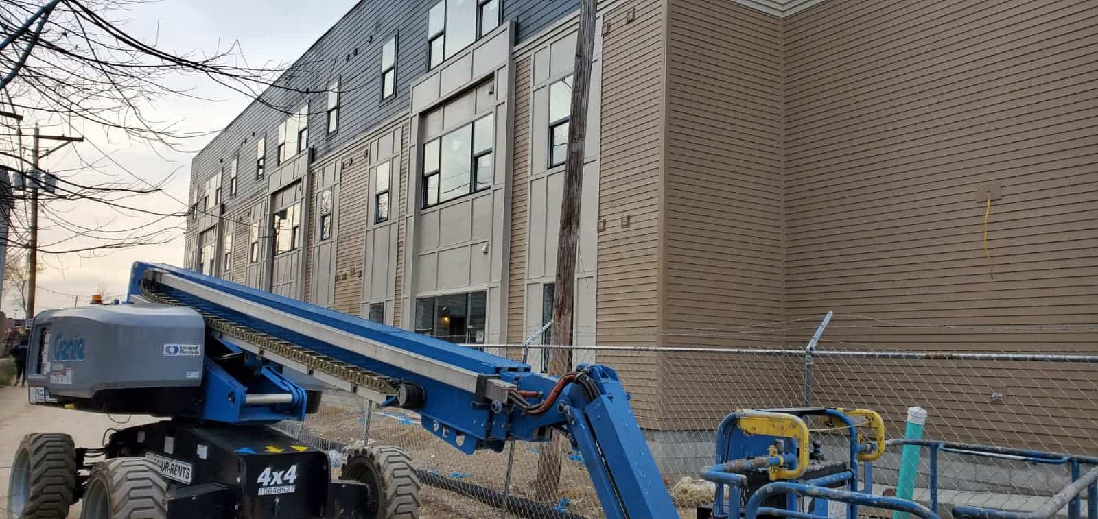 Commercial exterior 3 story painting PaintWerks