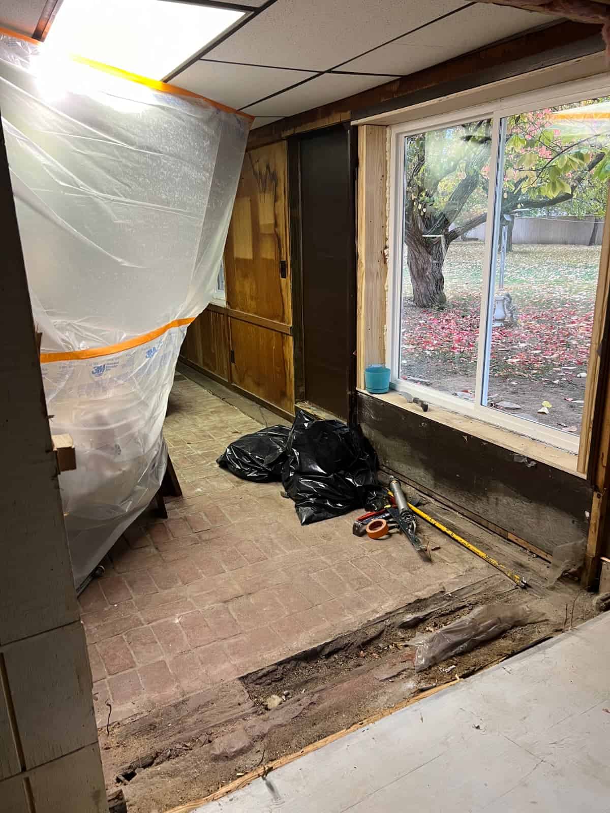 Rotted framing behind siding Worthington PaintWerks