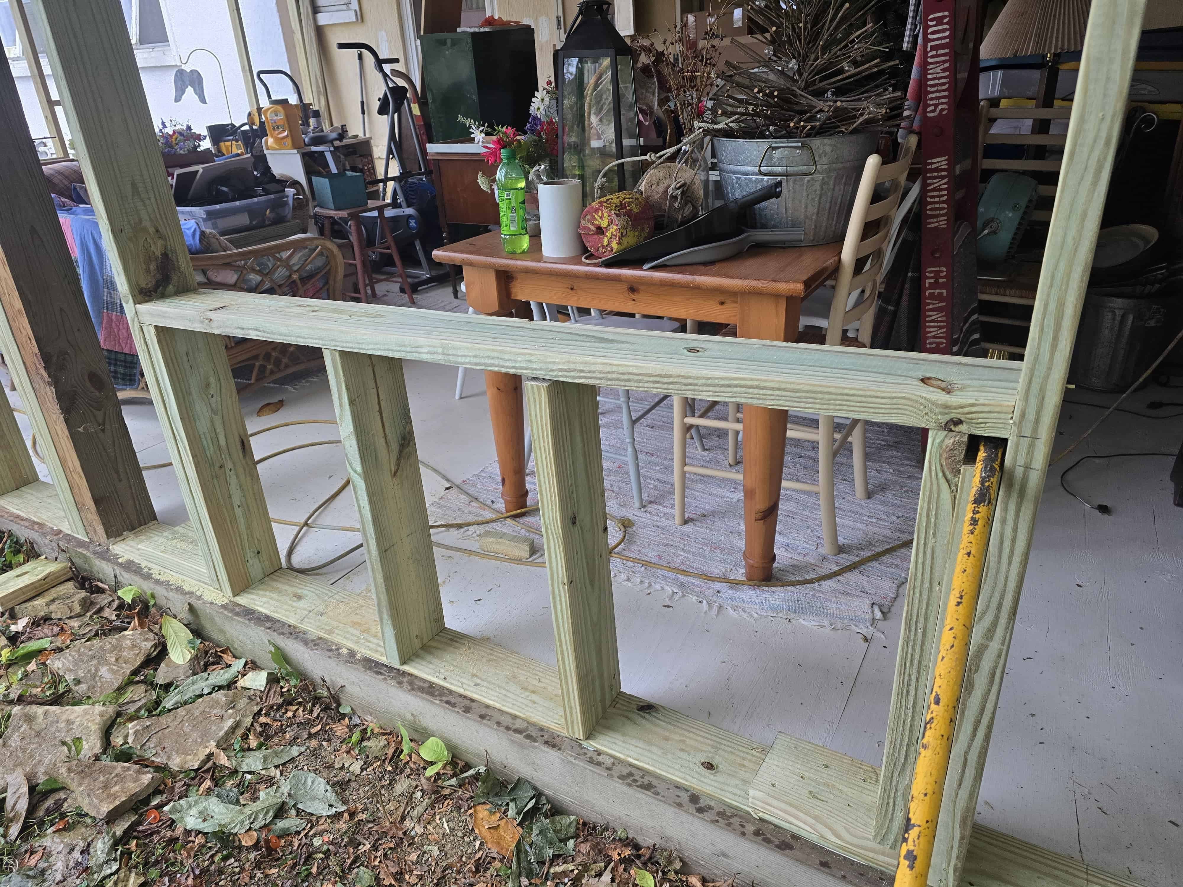 Exterior rebuild progress Worthington PaintWerks