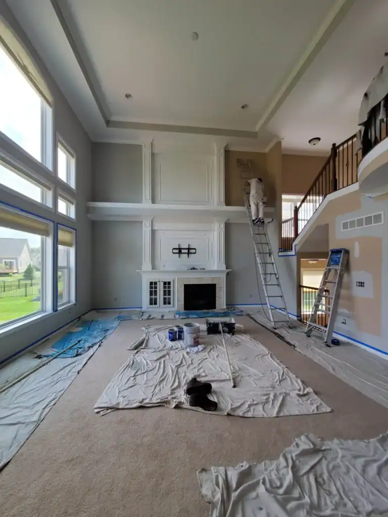 Interior painting of home by PaintWerks in Columbus Ohio