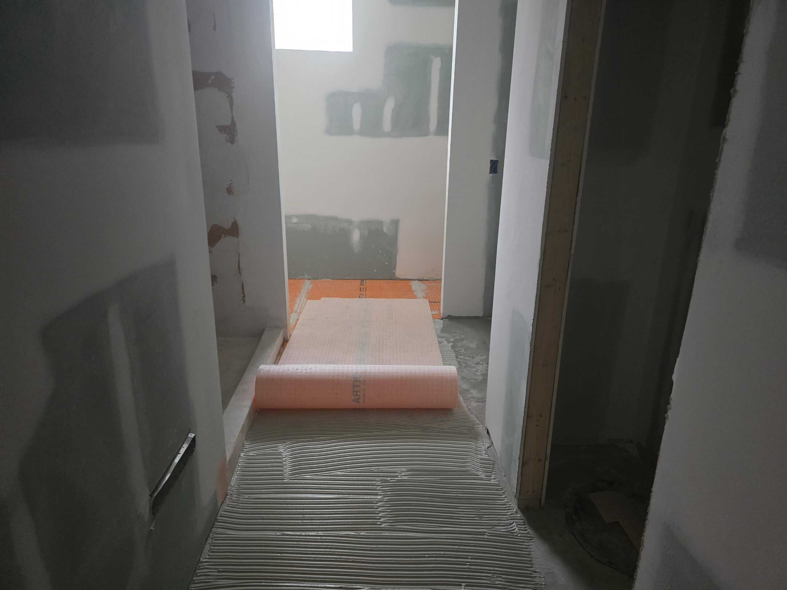 Tile installation by PaintWerks licensed general contractor in Central Ohio