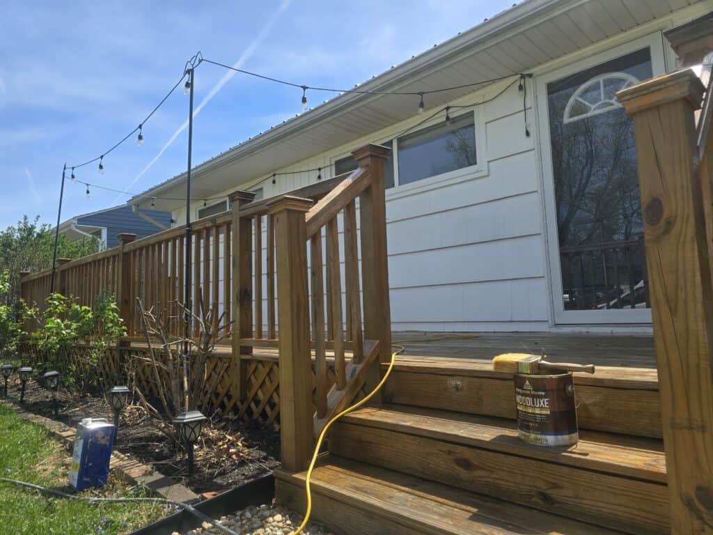 Deck Cleaning, Minor Repairs & Staining – Clintonville, OH