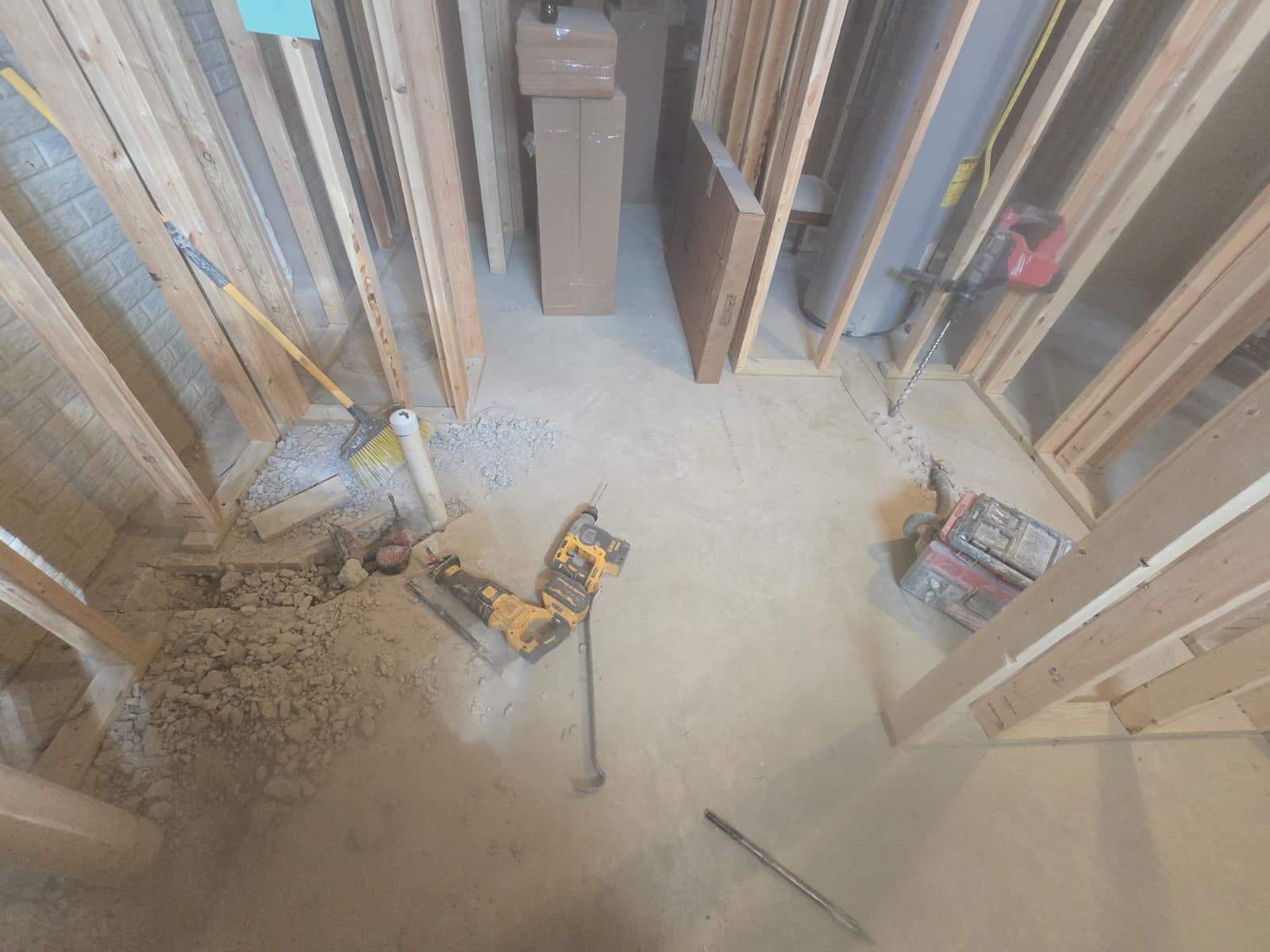 Basement Finish Drywall Paint Worthington