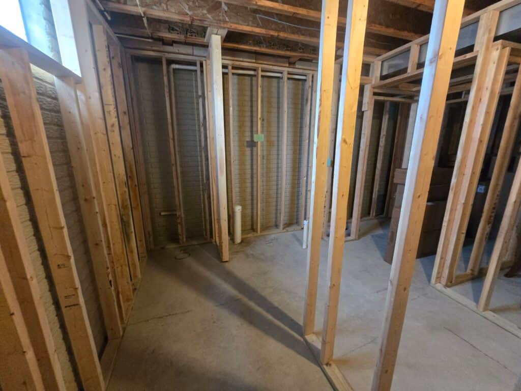 Basement demo demolition Worthington Ohio PaintWerks contractor