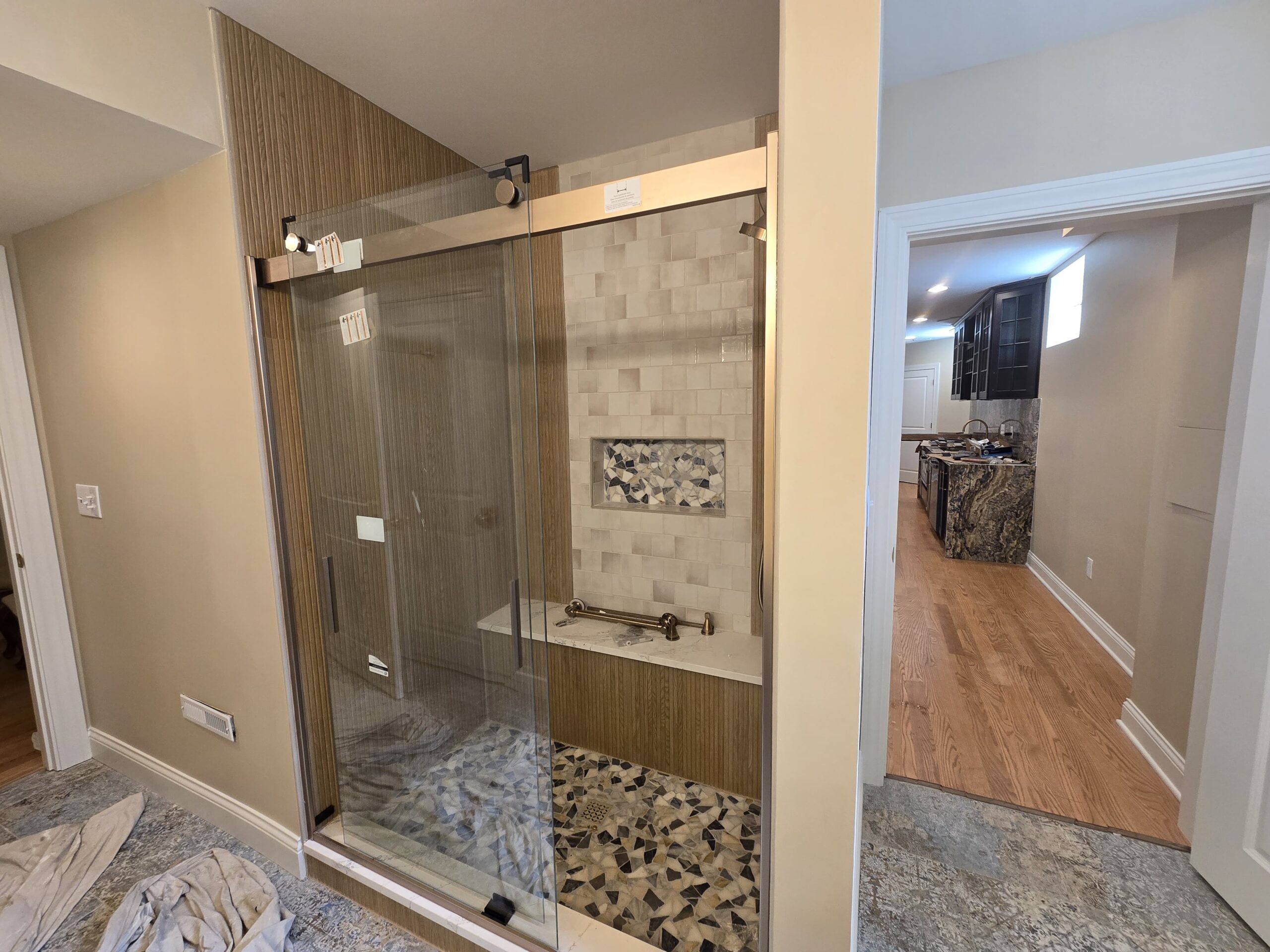 Worthington Basement Finish – Full Bath, Basement Kitchen, Stone Ledger Wall & Complete Trade Buildout (1,400+ SQ FT)