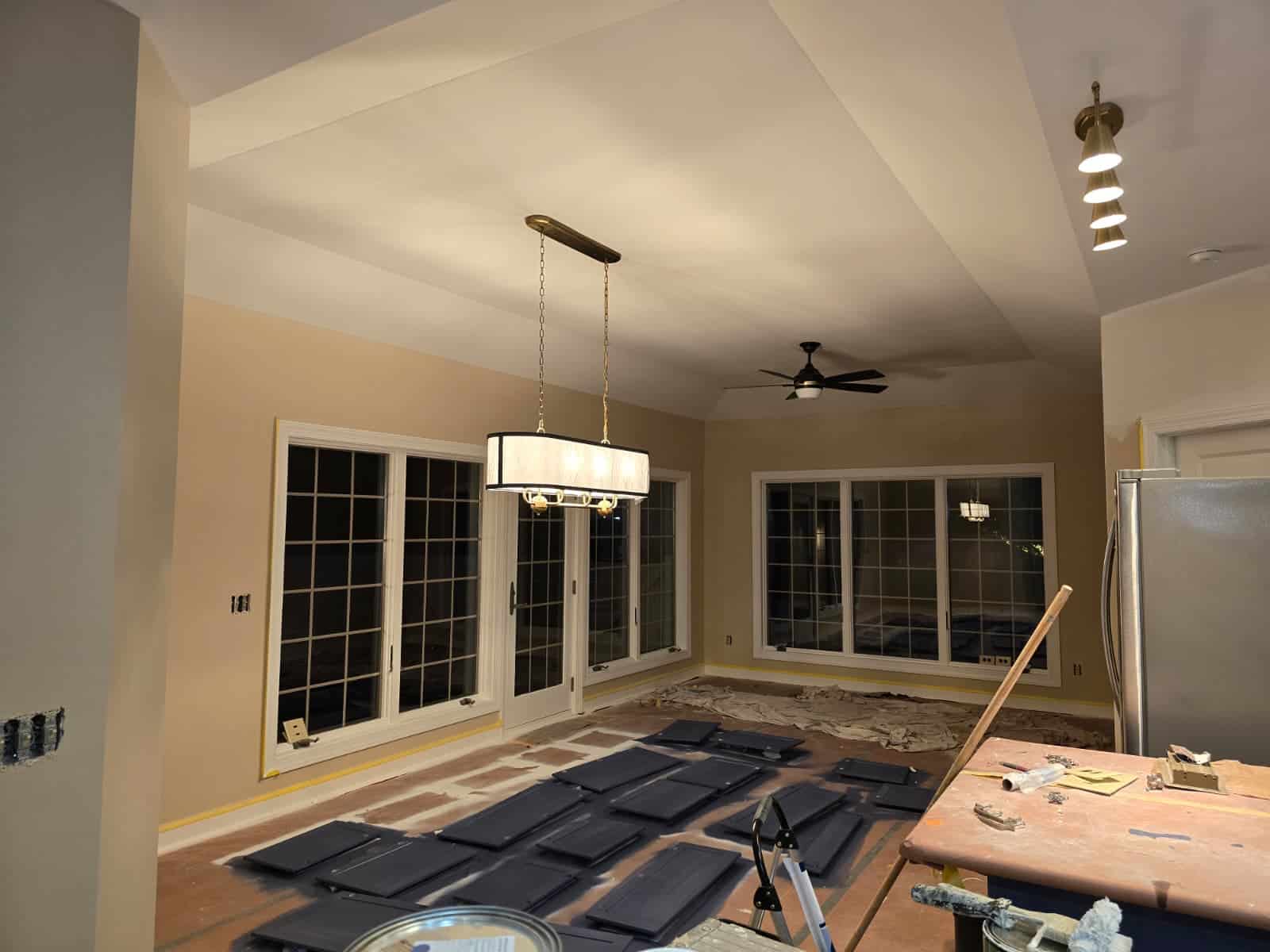 Freshly painted interior Worthington PaintWerks