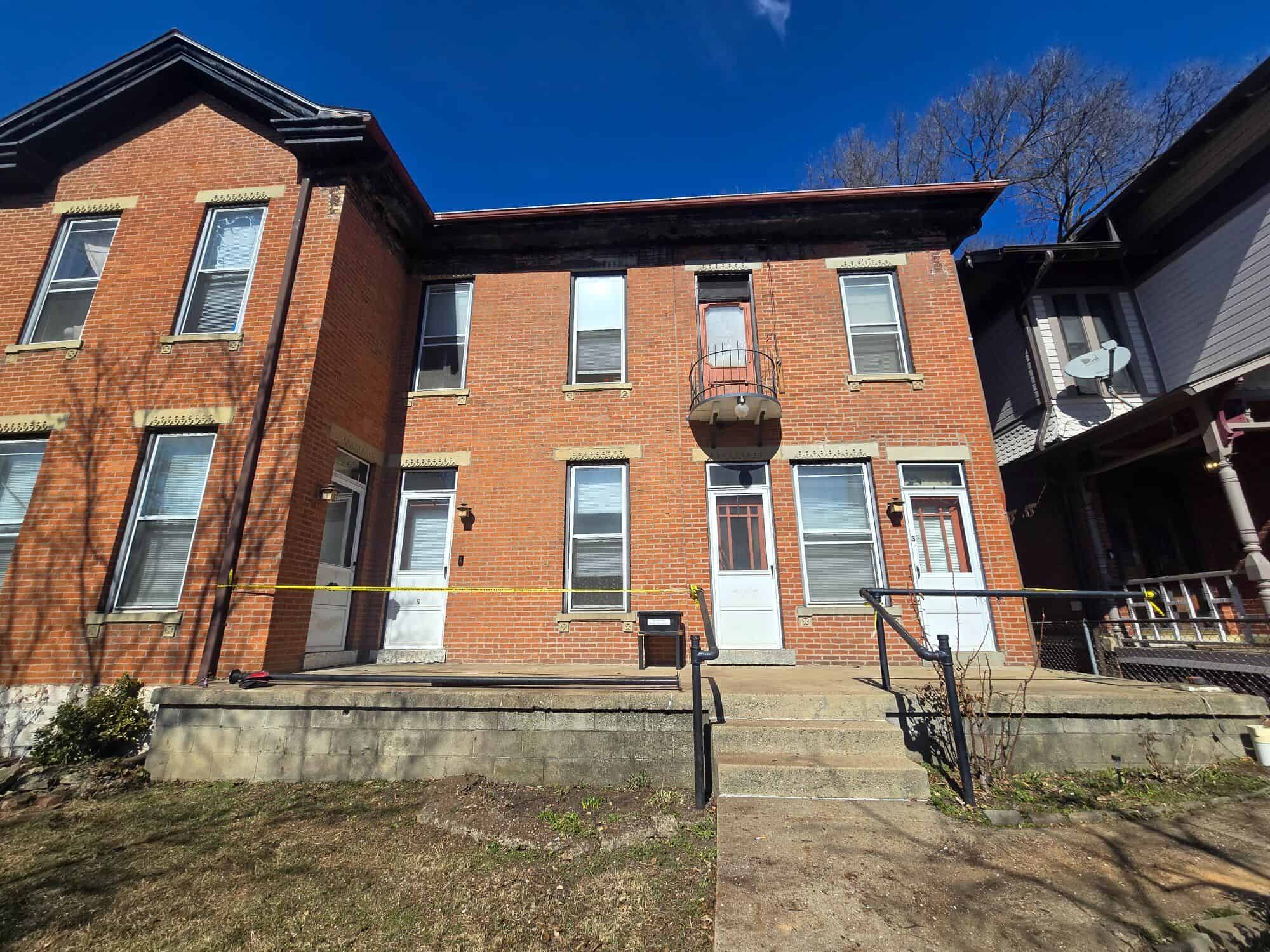 Before photo 6-unit building 90 E Lincoln St Italian Village Columbus OH