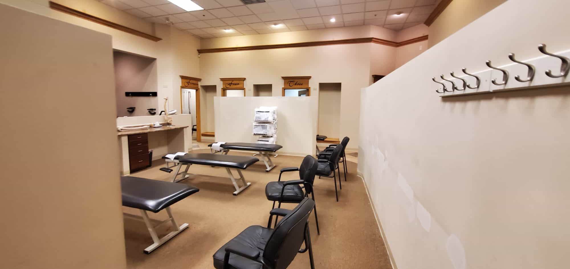 Commercial Interior Painting Chiropractic Treatment Room Columbus Ohio PaintWerks